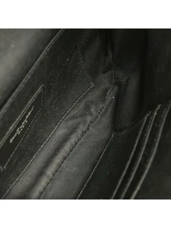 Saint Laurent Paris Waist Pouch Black Leather - Picture 13 of 15